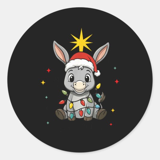 Con Mi Burrito Sabanero Mexican Tuki Tuki Latino X ラウンドシール (正面)