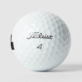 con silueta de golfistas ゴルフボール (ロゴ)