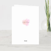 Con Todo Nuestro Amor, Mami, Spanish Greeting Card 箔シーズンカード (裏面)