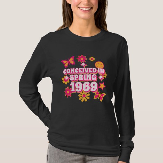 Conceived in Spring 1969 1970 Born Edition Tシャツ (正面)