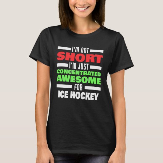 Concentrated Awesome For Ice Hockey Saying Ice Hoc Tシャツ (正面)