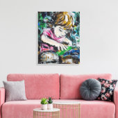 Concentrée de sable キャンバスプリント (インサイチュ (リビング))