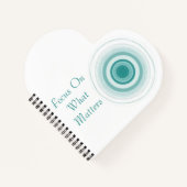 Concentric Focus - Modern Cover Art ノートブック (正面)