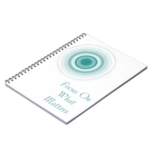 Concentric Focus - Modern Cover Art ノートブック (左側)