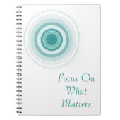 Concentric Focus - Modern Cover Art ノートブック (正面)