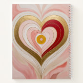Concentric Heart Blossom ノートブック (裏面)