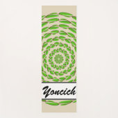 Concentric Leafリングや輪by Kenneth Yoncich ヨガマット (正面)