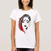 Conception d'une image d'une femme amazigh tシャツ (正面)