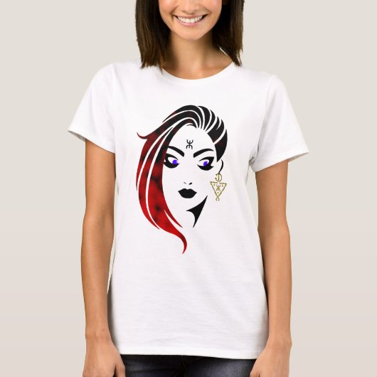 Conception d'une image d'une femme amazigh tシャツ (正面)