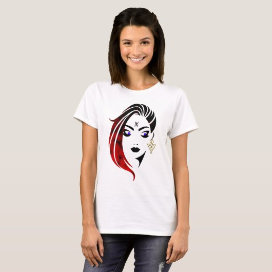 Conception d'une image d'une femme amazigh tシャツ (正面フル)