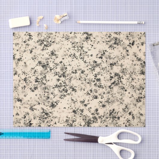 Conceptual Abstract Art: Rorschach Field Ink Blot 薄葉紙 (クラフト)