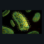 Conceptual Image Of Rabies Virus 2 ポスター<br><div class="desc">Conceptual image of rabies virus.</div>