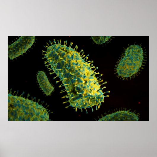 Conceptual Image Of Rabies Virus 2 ポスター (正面)