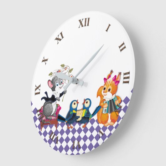 concert ラージ壁時計 (傾斜)