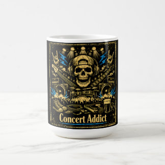 Concert Addict – Live Music Fan Culture コーヒーマグカップ