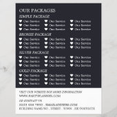 Concert Crowd, Party Event Planner Advertising チラシ (裏面)