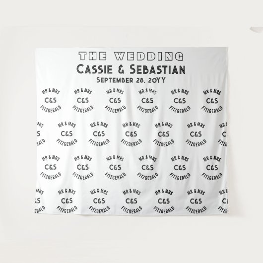 Concert Music Festival Step and Repeat Backdrop タペストリー (正面(横))