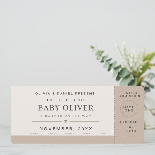 Concert Ticket Pregnancy Announcement (スタンド正面)
