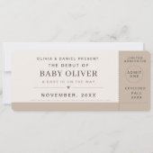 Concert Ticket Pregnancy Announcement (正面)