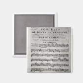 Concerti de Pieces deのスコアシート マグネット (正面/裏面)