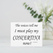 Concertina VoicesがMustと遊言う ポストカード (スタンド正面)