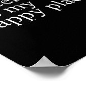 Concerts Are My Happy Place Funny Concerts Lover M ポスター (角)