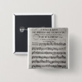 「Concerts de Pieces deのためのシートを記録して下さい 缶バッジ (正面&裏面)