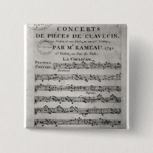 「Concerts de Pieces deのためのシートを記録して下さい 缶バッジ