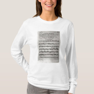 「Concerts de Pieces deのためのシートを記録して下さい Tシャツ