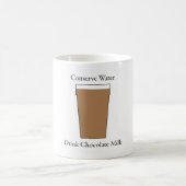 Concerve水飲み物のチョコレートミルク コーヒーマグカップ (中央)