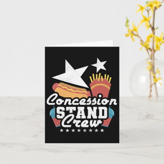 Concession Stand Crew  カード (黄色い花)