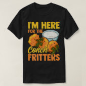 Conch Fritters Bahamian Food Funny Gift Premium Tシャツ (デザイン正面)