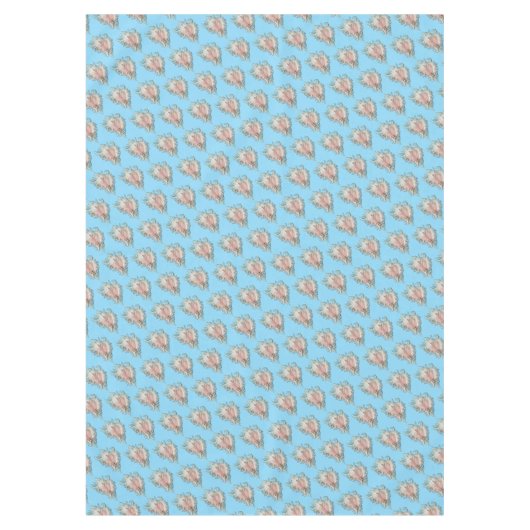 Conch Shell "Beach Life" テーブルクロス (正面)