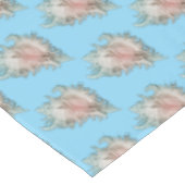 Conch Shell "Beach Life" テーブルクロス (アングル)