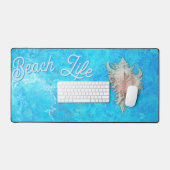 Conch Shell "Beach Life"  デスクマット (キーボード&マウス)