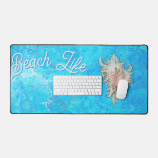 Conch Shell "Beach Life"  デスクマット
