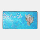 Conch Shell "Beach Life"  デスクマット (正面)