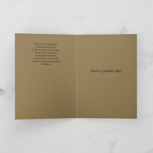 Conch Shell Happy Birthday カード (内部)