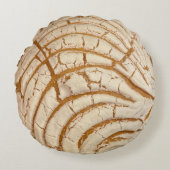 Concha Mexican Sweet Bread ラウンドクッション (正面)