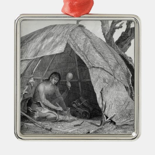 Concoctingインドの博士薬のポット メタルオーナメント (正面)