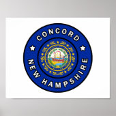 Concord New Hampshire ポスター (正面)
