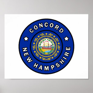 Concord New Hampshire ポスター