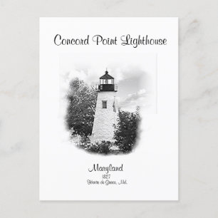 Concord Point Light- Avre de Grace、MD 2020 ポストカード