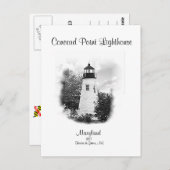 Concord Point Light- Avre de Grace、MD 2020 ポストカード (正面/裏面)
