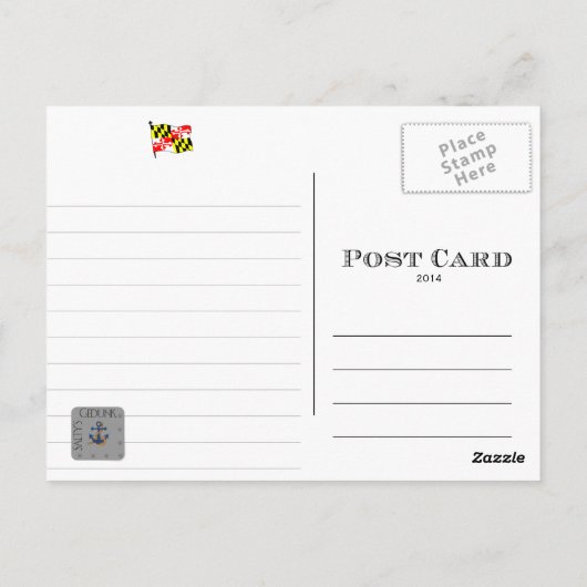 Concord Point Light- Avre de Grace、MD 2020 ポストカード (裏面)