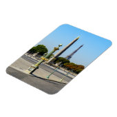 Concorde Luxor Obelisk and Eiffel Tower - Paris マグネット (左側)