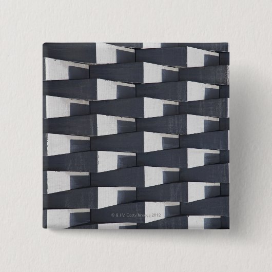 Concrete Apartment Exterior, Santiago，チリ 缶バッジ (正面)