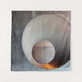Concrete architecture hole wall タペストリー (正面)