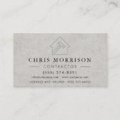 Concrete Building Construction Contractor 名刺 (正面)