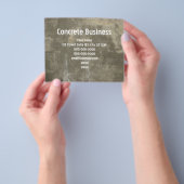 Concrete Business Card チラシ (手)